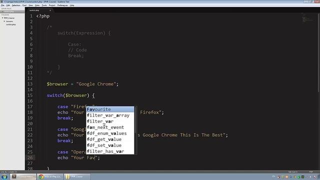 [ PHP 5 In Arabic ] #62 - Control Structure - Switch смотреть онлайн