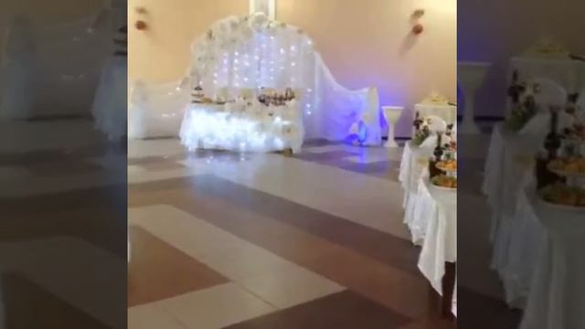 Украшение свадьбы большие белые цветы смотреть онлайн