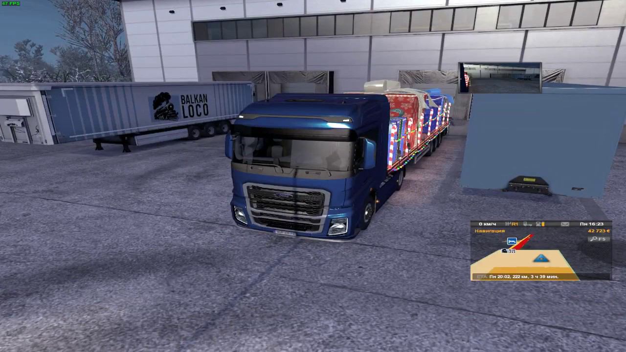 ETS2. К Чёрному морю. Стрим. .Рейс №19 Зима смотреть онлайн