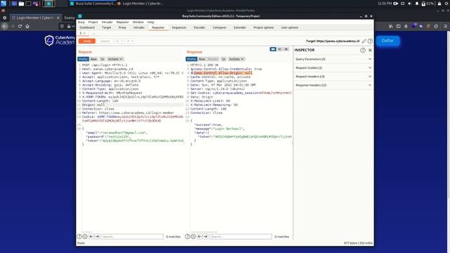CyberArmy Academy CORS Misconfiguration смотреть онлайн