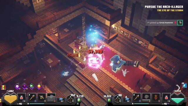 Minecraft Dungeons! Obsidian Pinnacle, Apocalypse +9, 2 Players смотреть онлайн