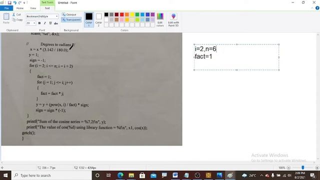 Cos(X)=1-x2/2!+x4/4!+......+xn/n! смотреть онлайн