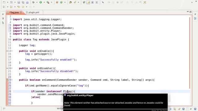 Bukkit Plugin Programming Ep. #2 | Commands! смотреть онлайн