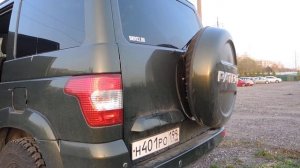 Открываем изнутри дверь багажника УАЗ Патриот рестайлинг. Часть 2.