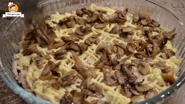 Новогодний салат Снежные сугробы смотреть онлайн