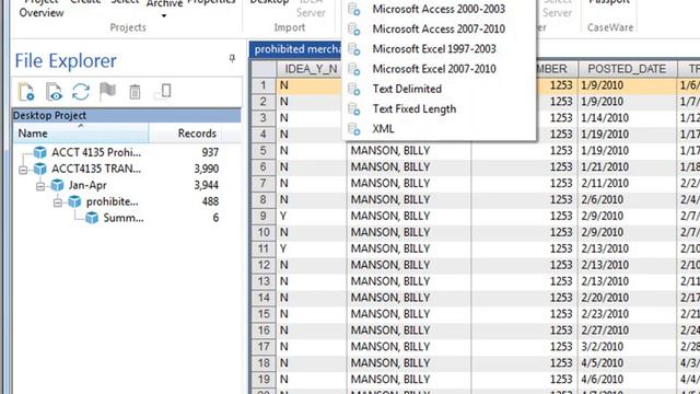 IDEA Project Video 2 Audit Step 3 Prohibited Codes