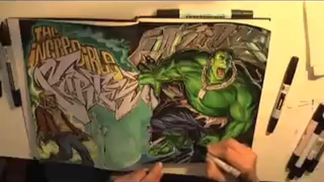 CORTESNYC | HULK - PREMIUM GRAFFITI BLACKBOOK | WILDSTYLE | GRAFFITI DRAWING смотреть онлайн
