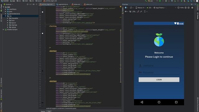Android Kotlin Tutorial - Customize page with drawable #2 смотреть онлайн