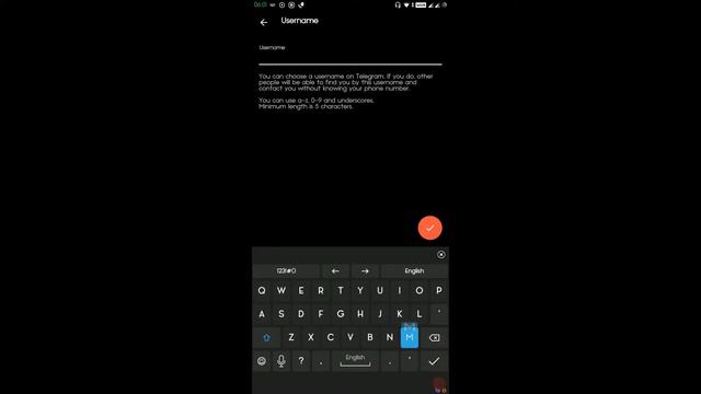 Telegram X Basic setup (Setup Username) смотреть онлайн
