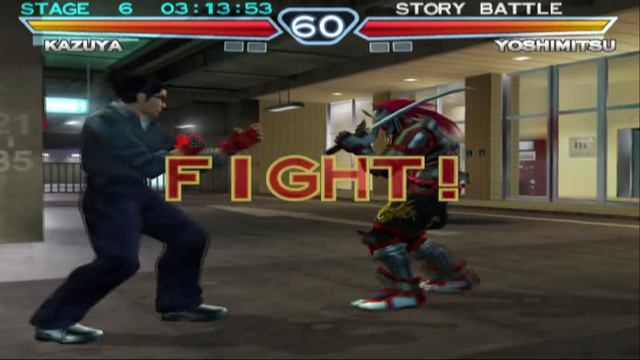 Tekken 4 - Playstation 2 - Kazuya Mishima playthrough смотреть онлайн