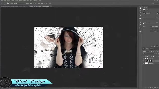 Photoshop 3D Broken Glass Dispersion Effect Photoshop Tutorial смотреть онлайн