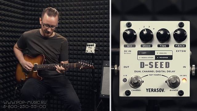 YERASOV D-SEED Популярный и доступный гитарный DELAY