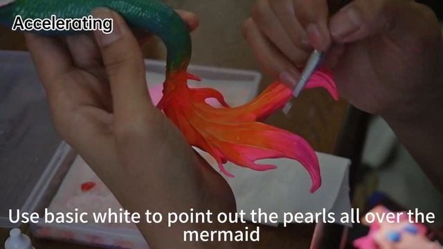 Little Mermaid Red Statue Painting - 13 смотреть онлайн