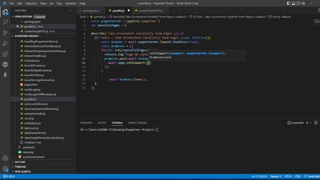 How to take multiple screenshots in parallel using puppeteer смотреть онлайн