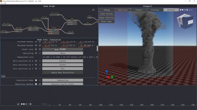 КАК СОЗДАТЬ ТОРНАДО в RealTime. EmberGen Simulation | Cinema 4D | RedShift Render | CG VFX смотреть онлайн
