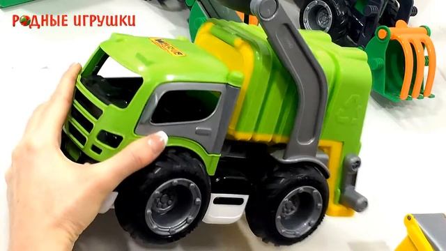 Игрушка мусоровоз с баком ГрипТрак Артикул 6257 смотреть онлайн