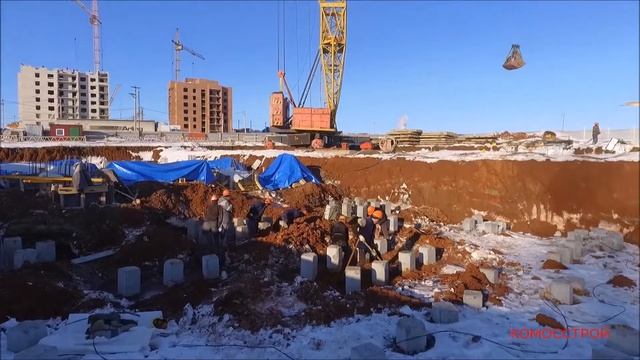ЖК "Город Оружейников" | Ижевск | Видео с квадрокоптера. Март 2020 смотреть онлайн