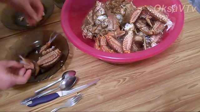 Как готовить краба. Как разделать краба. Краб-волосатик. How to cook crab. Crab-hair-worm. смотреть онлайн