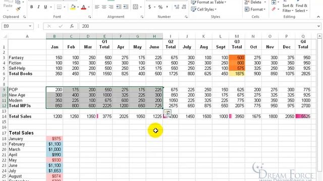 Excel 2016: How To Use The Quick Analysis Tool