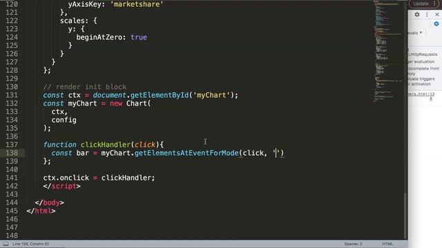 Create Advance Drill Down Bar Chart in Chartjs | Part 3 смотреть онлайн