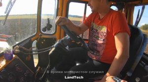 Трактор К-700А и новый плуг - красивая вспашка зяби!