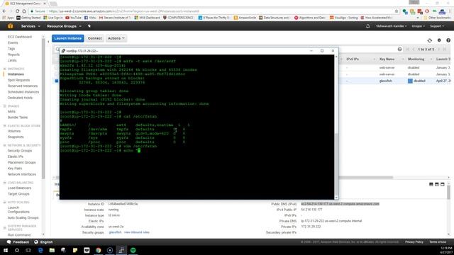 AWS Tutotrial 7 - Mount database volume смотреть онлайн
