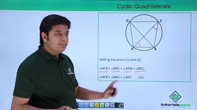 Class 9th - Circles Cyclic Quadrilaterals смотреть онлайн