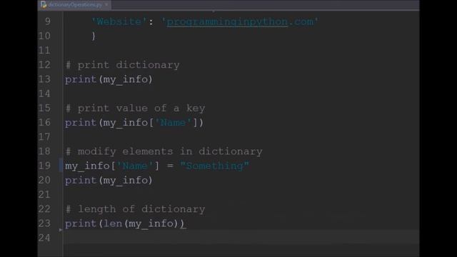 Python Dictionary || Python DataTypes || programminginpython.com смотреть онлайн