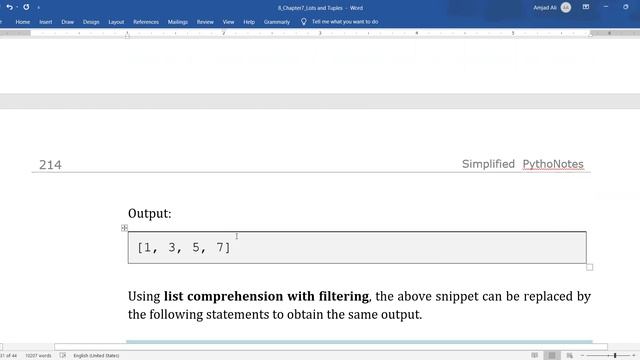 Simplified Python [Skill 34 Further] List Comprehension with Mapping and with Filtering | Urdu Hind смотреть онлайн