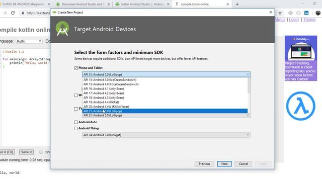 4 - Primer programa en Kotlin (Android) смотреть онлайн