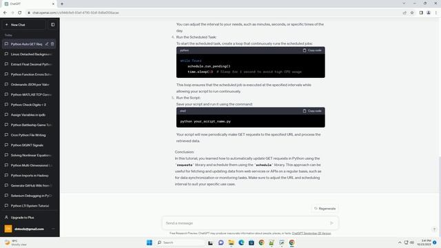 Automatically updating GET request python смотреть онлайн