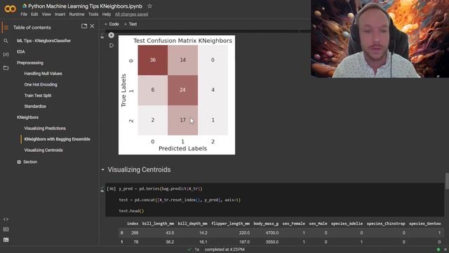 python ml tips how to use KNeighbors Classifier in Sklearn 3DScatter plotly смотреть онлайн