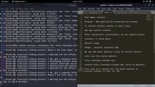 Arachni Tool to Identifies vulnerabilities in web application | TOD -106 | Briskinfosec смотреть онлайн