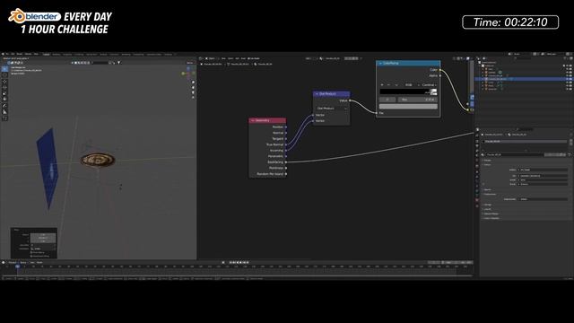 Procedural Marbles in Geometry Nodes - Blender Every Day #323 смотреть онлайн