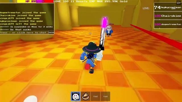 ROBLOX Undertale Monster Mania: Dust Sans & Underfell Toriel смотреть онлайн