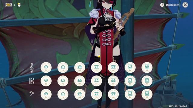 Up Is Down - Pirates of the Caribbean III 『Genshin Impact Windsong Lyre』 смотреть онлайн