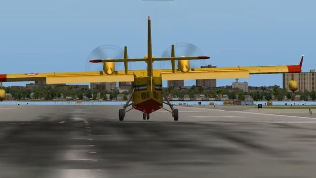 Xplane-10. Споттинг в аэропорту Ла Гуардиа (Нью Йорк) смотреть онлайн