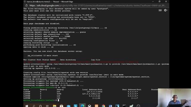 Postgresql no Google Cloud смотреть онлайн