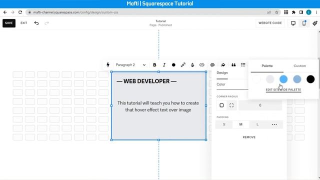 How to reveal text on hover image in Squarespace || Squarespace Fluid Engine Hover Effects Tutoria смотреть онлайн