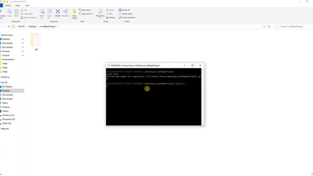 Git Tutorial #7 - How to Create a Local Git Repository? смотреть онлайн