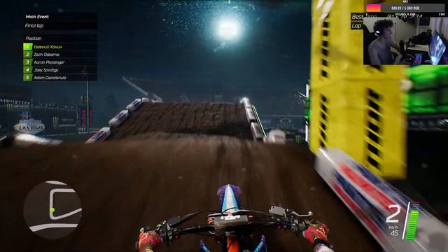 Теперь я Мотохрустик! Monster Energy Supercross - The Official Videogame смотреть онлайн