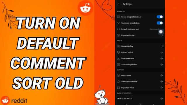 How To Turn On Default Comment Sort Old On Reddit App смотреть онлайн