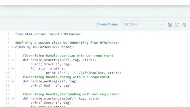 HTML Parses Part 1 - HackerRank - #18 - Python Practice Examples смотреть онлайн