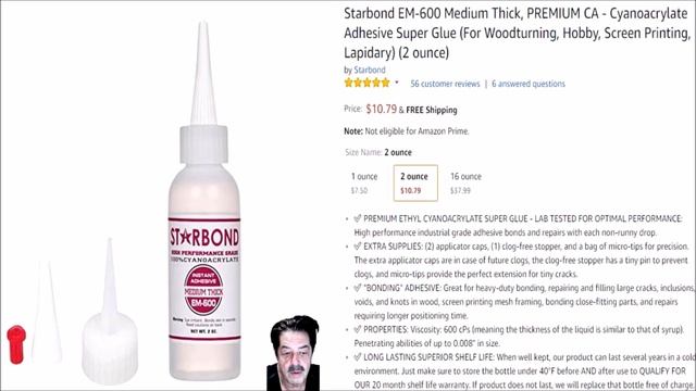 CA Glue - Cyanoacrylate Glue Review and Discussion (Starbond v. Stick Fast v. Harbor Freight) смотреть онлайн