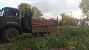 ГАЗ 66 самосвал в деле.