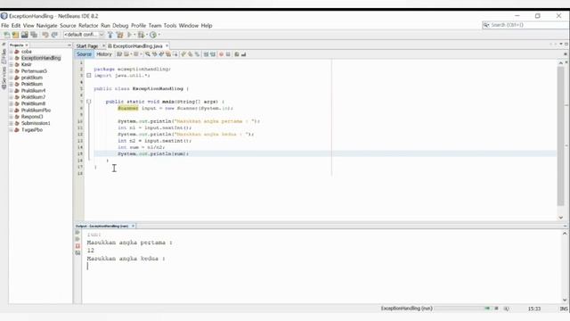 Exception handling pada java #belajarbareng смотреть онлайн