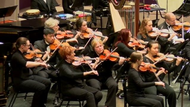 Phillip Glass "Concerto for sax quartet and orchestra" JSO and Transcontinental Sax Quartet смотреть онлайн