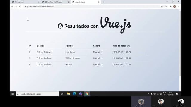 Framework Vue.js Grupo-01 смотреть онлайн