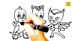 Герои в масках.Рисунок раскраска для малышей. #рисунок#раскраска#