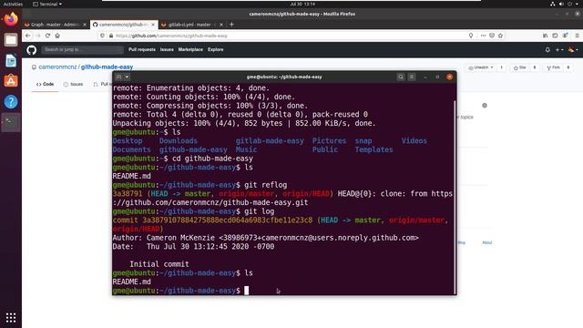 create a GitHub repository example смотреть онлайн